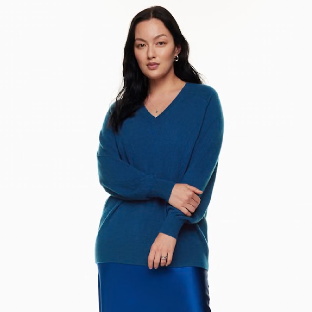 NWOT Nobility Liteluxe Cashmere Sweater